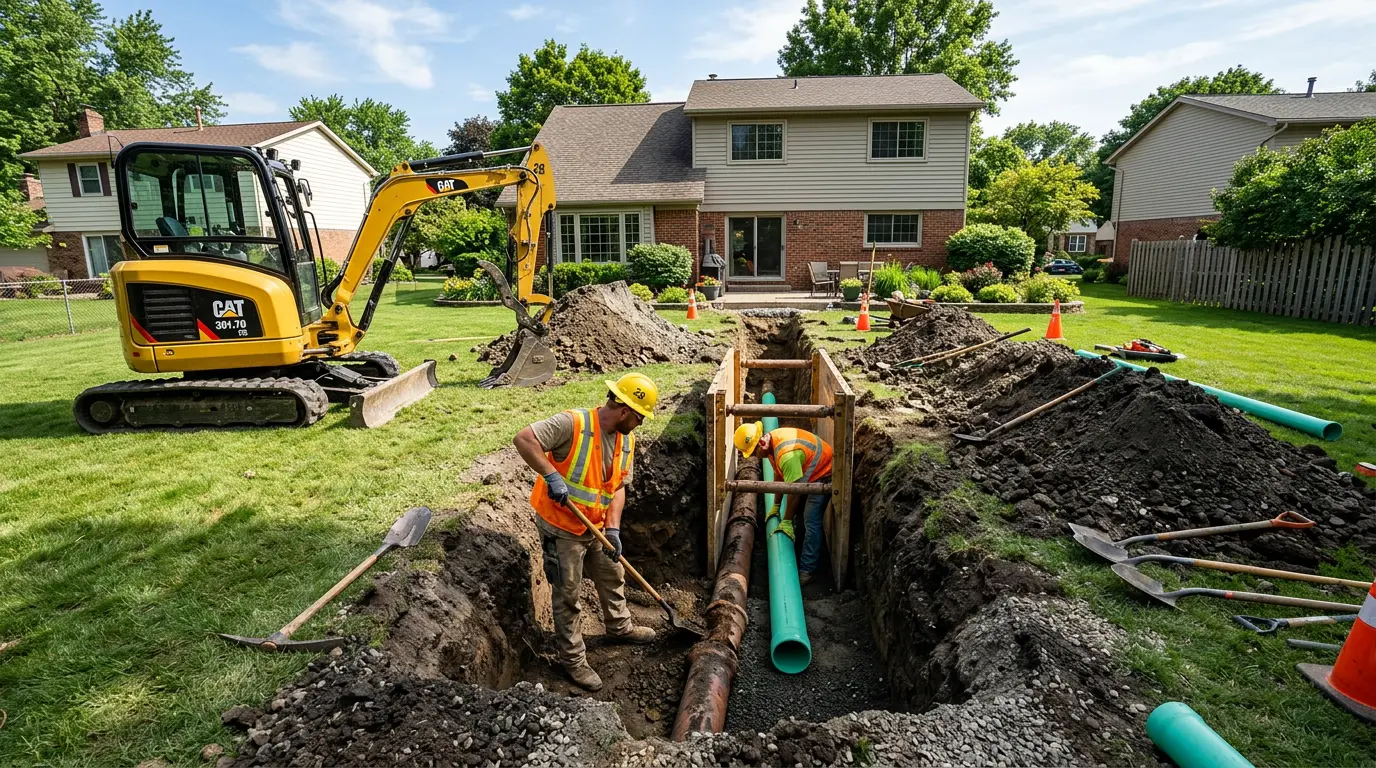 Sewer Line Repair in Upper Hanover, PA